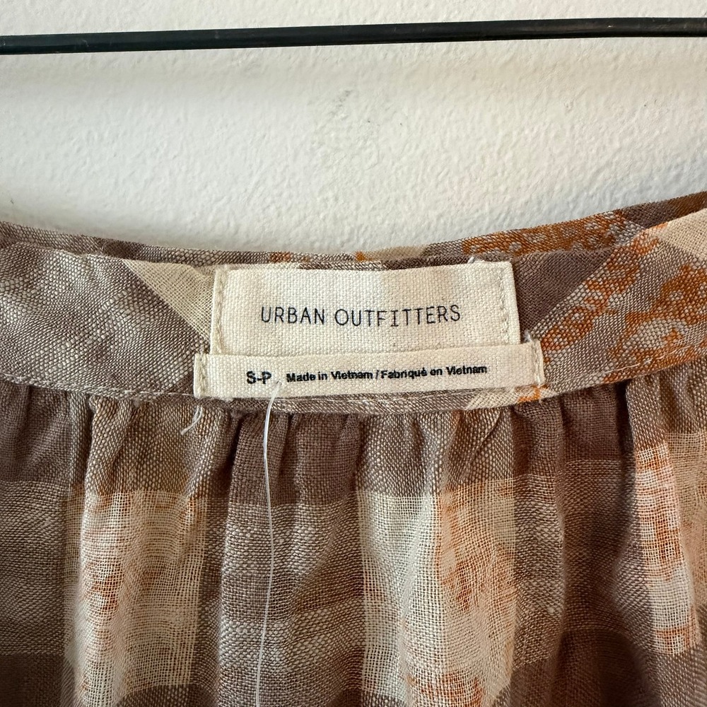 NWT Urban Outfitters Million Miles Plaid Midi Skirt Size Small - Picture 6 of 10